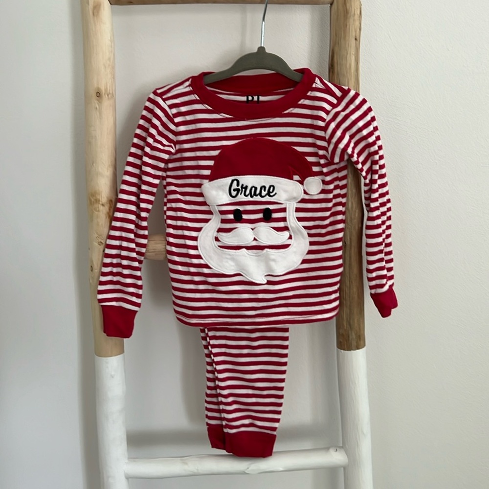 Santa Clause Pajamas size 18-24m - Picture 1 of 3